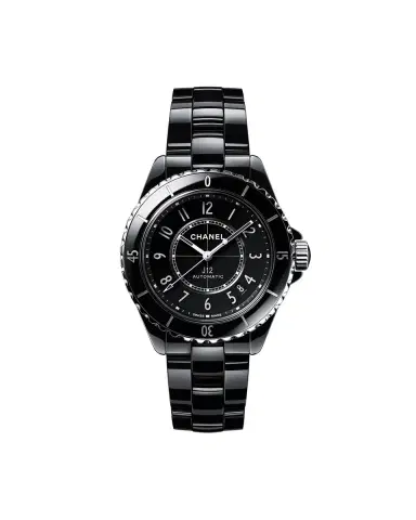 Chanel NEW J12 BLACK FIRST EDITION WATCH, 38MM | Thumbnail 1 Chanel NEW J12 BLACK FIRST EDITION WATCH, 38MM | Thumbnail 1