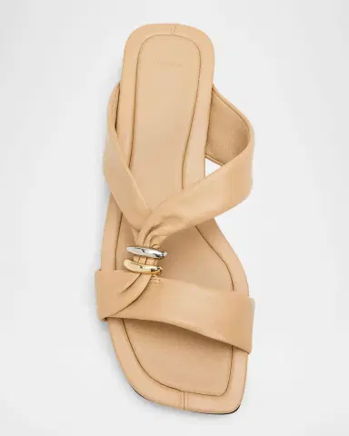 Vince Vilma Strappy Leather Slide Sandals | Thumbnail 3 Vince Vilma Strappy Leather Slide Sandals | Thumbnail 3
