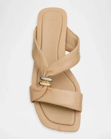 Vince Vilma Strappy Leather Slide Sandals | Thumbnail 9 Vince Vilma Strappy Leather Slide Sandals | Thumbnail 9