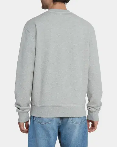 Ami Paris Men 's Crochet-Ami de Coeur Cotton Crewneck Sweater | Thumbnail 3 Ami Paris Men 's Crochet-Ami de Coeur Cotton Crewneck Sweater | Thumbnail 3