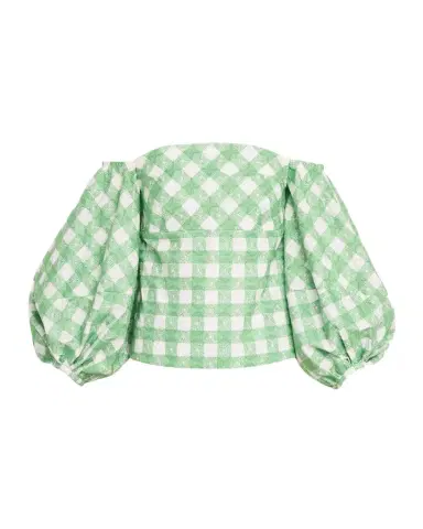 Rosie Assoulin Balloon-Sleeve Empire Off-The-Shoulder Top | Thumbnail 1 Rosie Assoulin Balloon-Sleeve Empire Off-The-Shoulder Top | Thumbnail 1