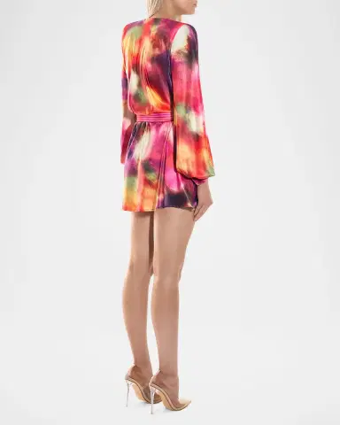 ZHIVAGO Cala Conta Tie-Dye Mini Dress | Thumbnail 3 ZHIVAGO Cala Conta Tie-Dye Mini Dress | Thumbnail 3