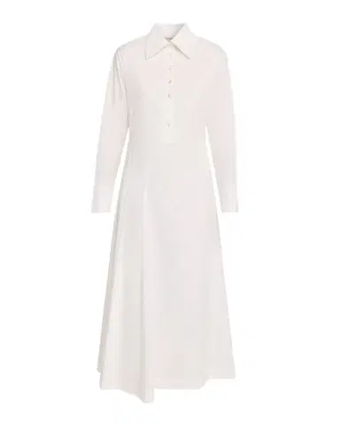 Rosie Assoulin Groovy Cotton Poplin Maxi Shirtdress | Thumbnail 1 Rosie Assoulin Groovy Cotton Poplin Maxi Shirtdress | Thumbnail 1