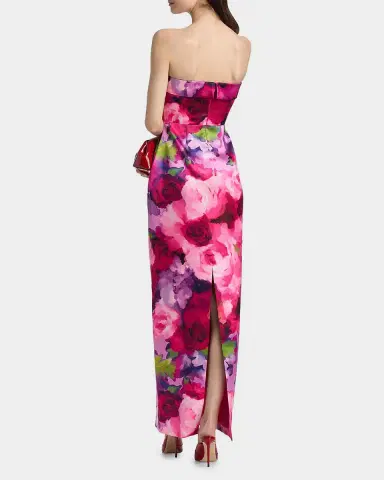 Theia Cleo Strapless Column Gown | Thumbnail 3 Theia Cleo Strapless Column Gown | Thumbnail 3