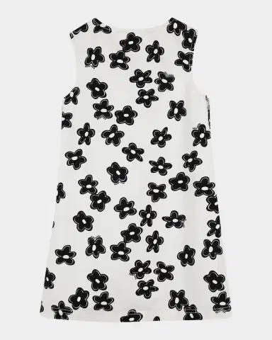 Marc Jacobs Girl 's Daisy-Print A-Line Mini Dress, Size 8-12 | Thumbnail 3 Marc Jacobs Girl 's Daisy-Print A-Line Mini Dress, Size 8-12 | Thumbnail 3