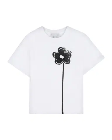 Marc Jacobs Girl's Glittered Daisy Short-Sleeved T-Shirt, Size 4-6 | Thumbnail 1 Marc Jacobs Girl's Glittered Daisy Short-Sleeved T-Shirt, Size 4-6 | Thumbnail 1