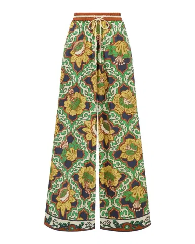 ALÉMAIS Liana Silk Palazzo Pants | Thumbnail 1 ALÉMAIS Liana Silk Palazzo Pants | Thumbnail 1