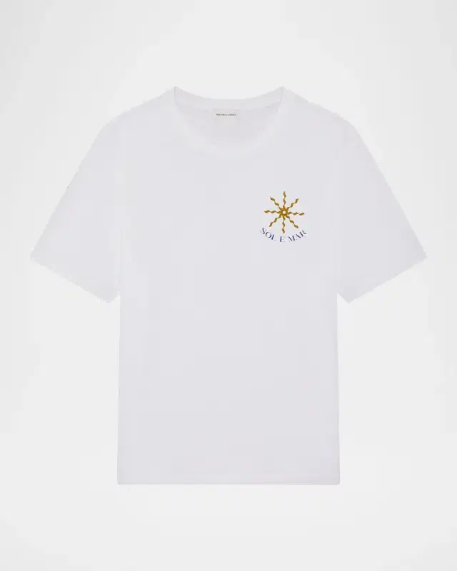 Men 's Dinis Sol e Mar Cotton T-Shirt Men 's Dinis Sol e Mar Cotton T-Shirt