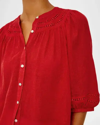 Rails x Giadzy Theia Embroidered Linen Blouse | Thumbnail 5 Rails x Giadzy Theia Embroidered Linen Blouse | Thumbnail 5