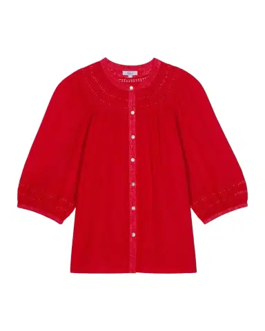 Rails x Giadzy Theia Embroidered Linen Blouse | Thumbnail 1 Rails x Giadzy Theia Embroidered Linen Blouse | Thumbnail 1