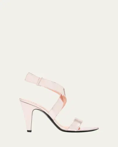 Alaïa 90mm Patent Metallic Leather Sandals | Thumbnail 4 Alaïa 90mm Patent Metallic Leather Sandals | Thumbnail 4