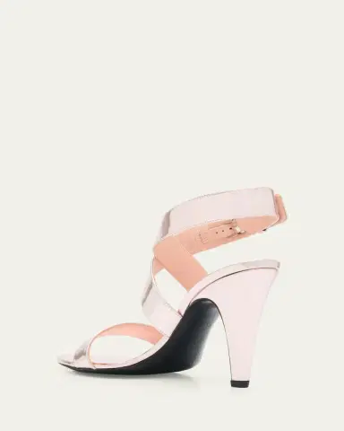 Alaïa 90mm Patent Metallic Leather Sandals | Thumbnail 5 Alaïa 90mm Patent Metallic Leather Sandals | Thumbnail 5