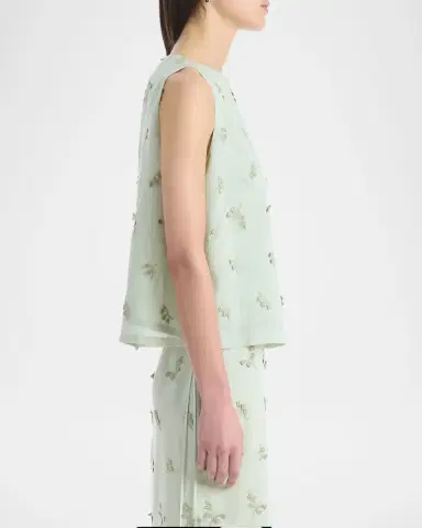 Altuzarra Siggi Embroidered Side-Tie Top | Thumbnail 6 Altuzarra Siggi Embroidered Side-Tie Top | Thumbnail 6