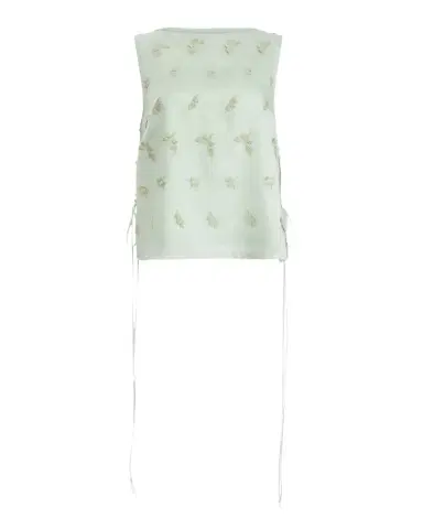 Altuzarra Siggi Embroidered Side-Tie Top | Thumbnail 1 Altuzarra Siggi Embroidered Side-Tie Top | Thumbnail 1