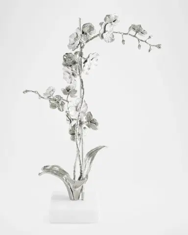 Michael Aram Silver Orchid Stem Sculpture, Large | Thumbnail 2 Michael Aram Silver Orchid Stem Sculpture, Large | Thumbnail 2