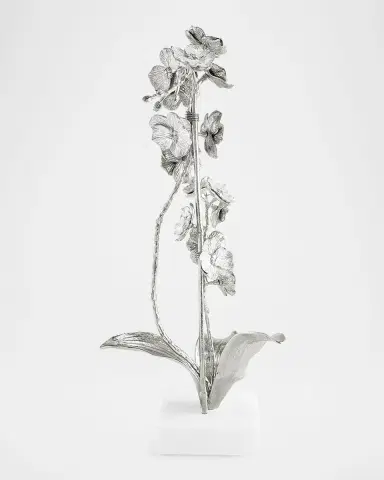 Michael Aram Silver Orchid Stem Sculpture, Large | Thumbnail 3 Michael Aram Silver Orchid Stem Sculpture, Large | Thumbnail 3