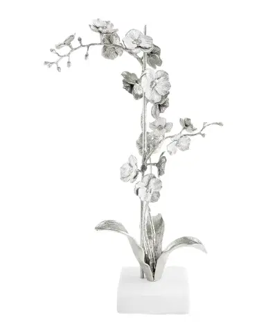 Michael Aram Silver Orchid Stem Sculpture, Large | Thumbnail 1 Michael Aram Silver Orchid Stem Sculpture, Large | Thumbnail 1