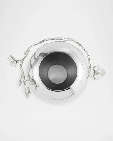 Michael Aram Silver Orchid 5" Rose Bowl Vase | Thumbnail 5 Michael Aram Silver Orchid 5" Rose Bowl Vase | Thumbnail 5