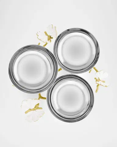 Michael Aram Butterfly Gingko Gold Triple Bowl | Thumbnail 5 Michael Aram Butterfly Gingko Gold Triple Bowl | Thumbnail 5