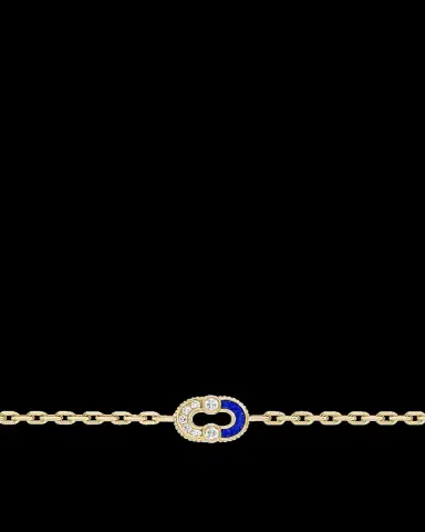 Viltier Magnetic Semi Lapis Lazuli Bracelet with Diamonds | Thumbnail 2 Viltier Magnetic Semi Lapis Lazuli Bracelet with Diamonds | Thumbnail 2