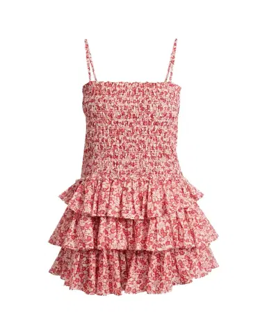 Etoile Isabel Marant Elodie Floral-Print Smocked Ruffle Mini Dress | Thumbnail 1 Etoile Isabel Marant Elodie Floral-Print Smocked Ruffle Mini Dress | Thumbnail 1