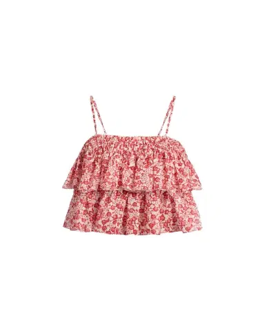 Etoile Isabel Marant Erisa Floral-Print Tiered Ruffle Crop Top | Thumbnail 1 Etoile Isabel Marant Erisa Floral-Print Tiered Ruffle Crop Top | Thumbnail 1