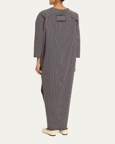Nackiyé Offshore Striped Long-Sleeve Maxi Caftan Dress | Thumbnail 3 Nackiyé Offshore Striped Long-Sleeve Maxi Caftan Dress | Thumbnail 3