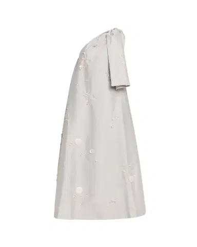 BERNADETTE Winnie One-Shoulder Bow Embellished Taffeta Gown | Thumbnail 1 BERNADETTE Winnie One-Shoulder Bow Embellished Taffeta Gown | Thumbnail 1