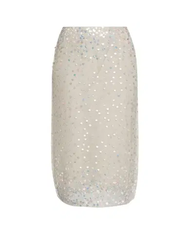 BERNADETTE Roxane Star Embroidered Silk Midi Skirt | Thumbnail 1 BERNADETTE Roxane Star Embroidered Silk Midi Skirt | Thumbnail 1