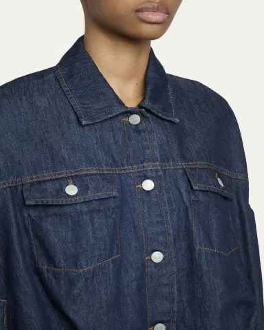 Dries Van Noten Denim Bubble Jacket | Thumbnail 5 Dries Van Noten Denim Bubble Jacket | Thumbnail 5