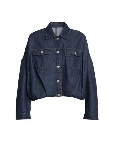 Dries Van Noten Denim Bubble Jacket | Thumbnail 1 Dries Van Noten Denim Bubble Jacket | Thumbnail 1