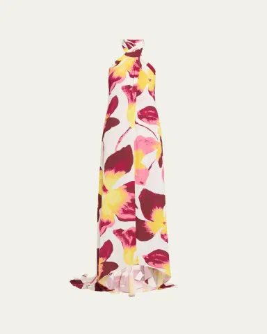 Diane von Furstenberg Tamsin Backless Floral-Print Halter Maxi Dress | Thumbnail 6 Diane von Furstenberg Tamsin Backless Floral-Print Halter Maxi Dress | Thumbnail 6
