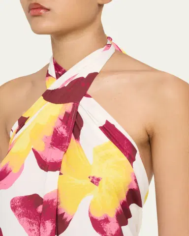 Diane von Furstenberg Tamsin Backless Floral-Print Halter Maxi Dress | Thumbnail 10 Diane von Furstenberg Tamsin Backless Floral-Print Halter Maxi Dress | Thumbnail 10