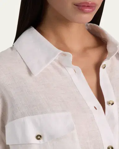ALICE + OLIVIA Finely Oversized Utility Shirt | Thumbnail 5 ALICE + OLIVIA Finely Oversized Utility Shirt | Thumbnail 5