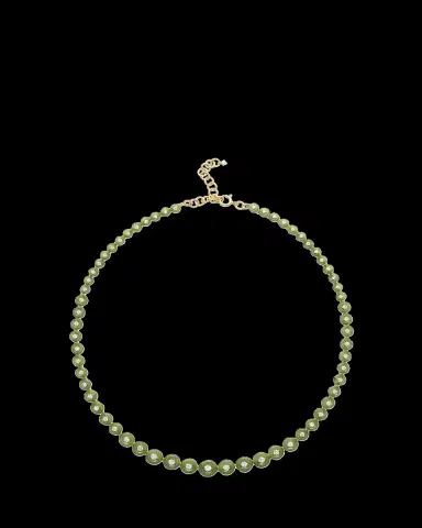 Fernando Jorge 18K Yellow Gold Surrounding Small Necklace with Diamonds and Jade | Thumbnail 2 Fernando Jorge 18K Yellow Gold Surrounding Small Necklace with Diamonds and Jade | Thumbnail 2