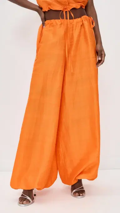 Coniglio Palm Beach Silk Bubble Pants Marigold One Size | Thumbnail 2 Coniglio Palm Beach Silk Bubble Pants Marigold One Size | Thumbnail 2