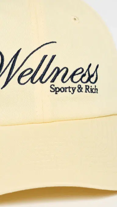 Sporty & Rich Avenue Cap Almond Dark Navy One Size | Thumbnail 5 Sporty & Rich Avenue Cap Almond Dark Navy One Size | Thumbnail 5