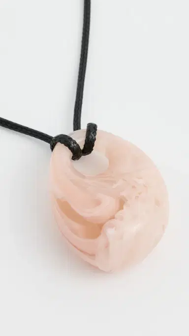 Ettika Resin Drop Cord Necklace Blush One Size | Thumbnail 4 Ettika Resin Drop Cord Necklace Blush One Size | Thumbnail 4