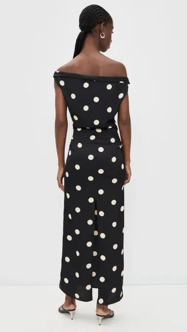 Lioness weetheart Maxi Dress Noir Polka | Thumbnail 3 Lioness weetheart Maxi Dress Noir Polka | Thumbnail 3