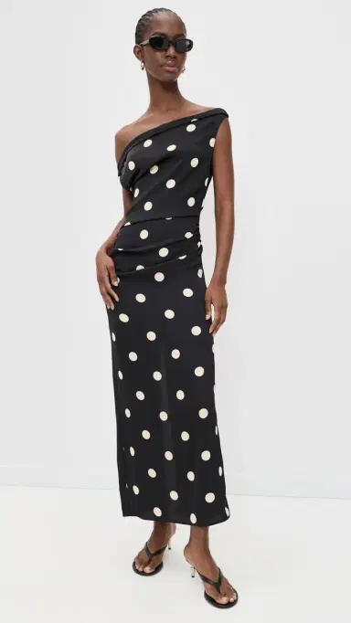 Lioness weetheart Maxi Dress Noir Polka | Thumbnail 5 Lioness weetheart Maxi Dress Noir Polka | Thumbnail 5