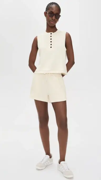Varley Coulter High Rise Shorts Pristine | Thumbnail 5 Varley Coulter High Rise Shorts Pristine | Thumbnail 5