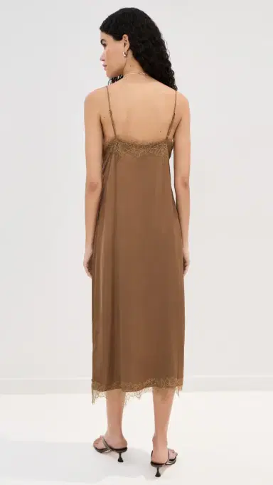 LE BOP Amara atin Dress Hazelnut | Thumbnail 4 LE BOP Amara atin Dress Hazelnut | Thumbnail 4