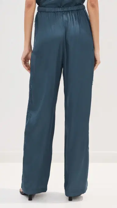 LE BOP Lauren atin Pants Navy | Thumbnail 3 LE BOP Lauren atin Pants Navy | Thumbnail 3