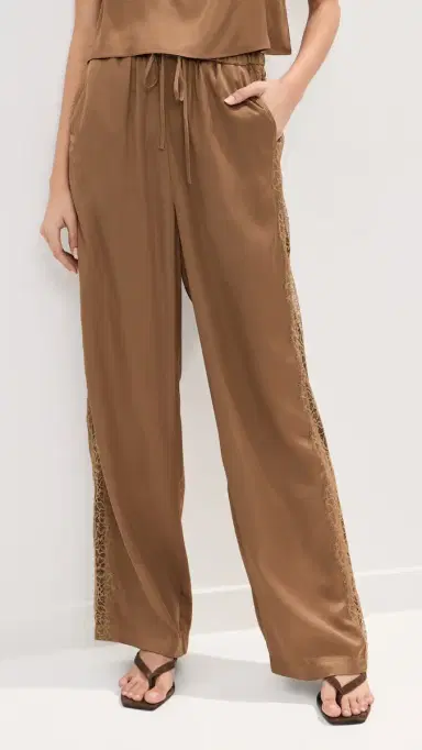 LE BOP Lauren atin Pants Hazelnut | Thumbnail 2 LE BOP Lauren atin Pants Hazelnut | Thumbnail 2