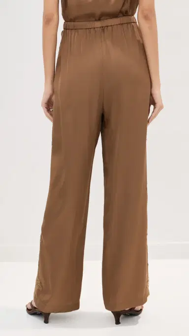 LE BOP Lauren atin Pants Hazelnut | Thumbnail 3 LE BOP Lauren atin Pants Hazelnut | Thumbnail 3