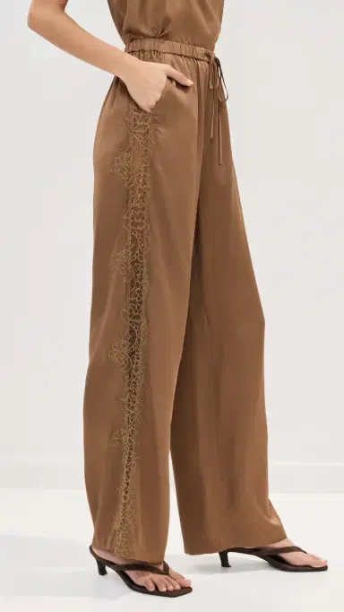 LE BOP Lauren atin Pants Hazelnut | Thumbnail 4 LE BOP Lauren atin Pants Hazelnut | Thumbnail 4