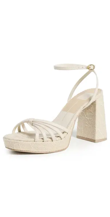 Dolce Vita Prady Platform Sandals Bone Leather 8 | Thumbnail 1 Dolce Vita Prady Platform Sandals Bone Leather 8 | Thumbnail 1