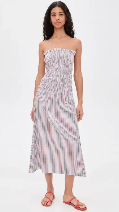Faithfull Amalita Midi Dress | Thumbnail 2 Faithfull Amalita Midi Dress | Thumbnail 2