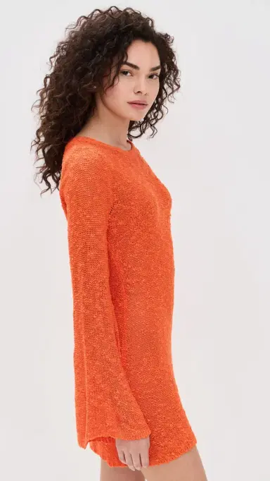 Seven Wonders Juniper Mini Dress Rust | Thumbnail 4 Seven Wonders Juniper Mini Dress Rust | Thumbnail 4