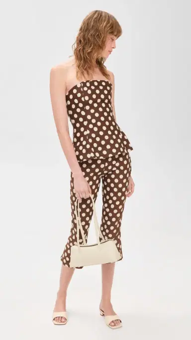 Faithfull Petro Linen Top Cioccolato Dot | Thumbnail 5 Faithfull Petro Linen Top Cioccolato Dot | Thumbnail 5